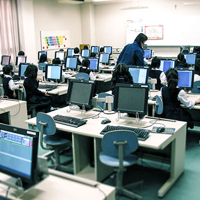 学校での利用風景1